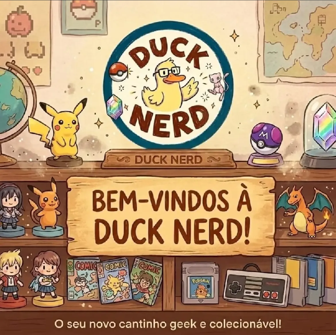 Duck Nerd — Bem-vindos à loja geek e colecionável